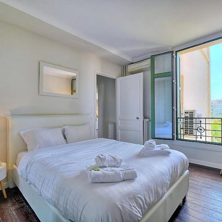 Immogroom - Large Apartment - Parking - Air Conditioning - Sea View - Wifi كان المظهر الخارجي الصورة